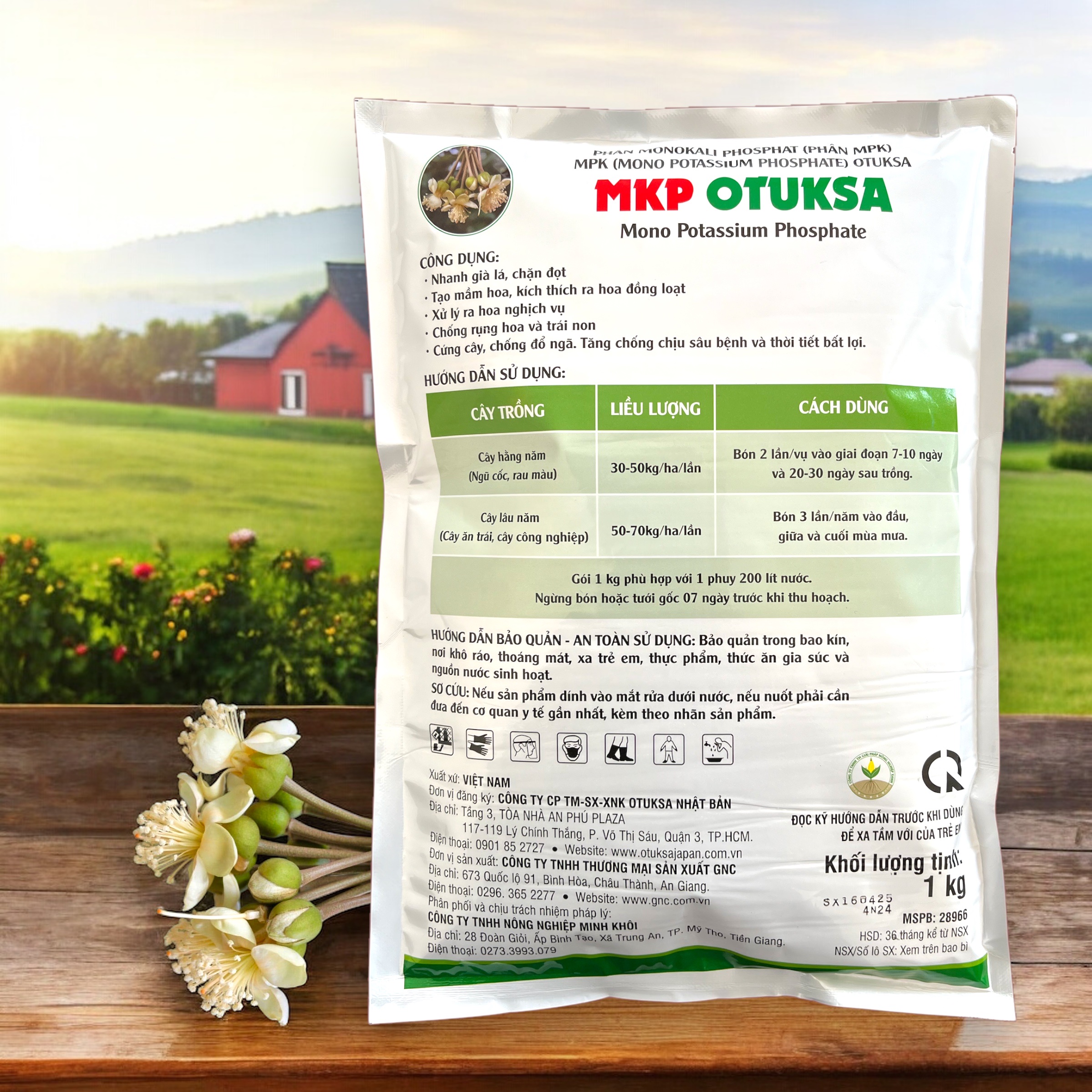 Phân bón MKP Otuksa - Gói 1kg